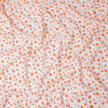 White Polka Dot Swiss Cotton Voile Sudanese Thobe
