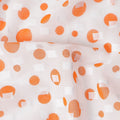 White Polka Dot Swiss Cotton Voile Sudanese Thobe
