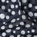 Blue Polka Dot Swiss Cotton Voile Sudanese Thobe