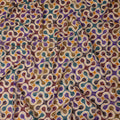 Violet and Teal Swiss Voile Sudanese Thobe Fabric