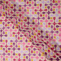 Blush Pink and Amber Swiss Voile Sudanese Thobe Fabric