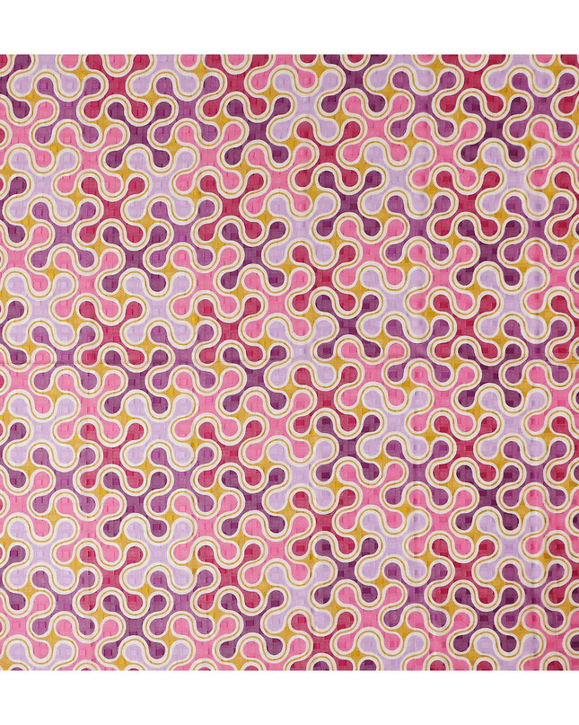 Blush Pink and Amber Swiss Voile Sudanese Thobe Fabric