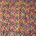 Rust Red and Amber Swiss Voile Sudanese Thobe Fabric