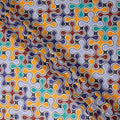 Lavender and Teal Swiss Voile Sudanese Thobe Fabric