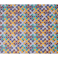 Lavender and Teal Swiss Voile Sudanese Thobe Fabric