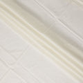 Ivory Cream Stripe Cotton Voile Fabric 110cm