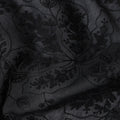 Onyx Black Self Design Cotton Voile Fabric 110cm