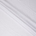 Pearl White Self Design Cotton Voile Fabric 110cm