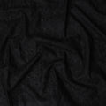 Jet Black Self Design Cotton Voile Fabric 110cm