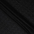 Jet Black Self Design Cotton Voile Fabric 110cm