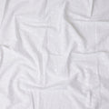 Off White Self Design Cotton Voile Fabric 110cm