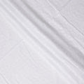 Off White Self Design Cotton Voile Fabric 110cm