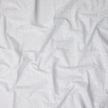 Chalk White Geometric Cotton Voile Fabric 110cm