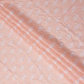 Peach Paisley Cotton Voile Fabric 110cm