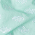 Mint Green Paisley Cotton Voile Fabric 110cm