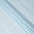 Ice Blue Dot Cotton Voile Fabric 110cm