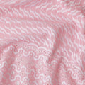 Baby Pink Border Cotton Voile Fabric 110cm