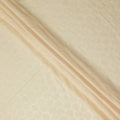 Cream Beige Geometric Cotton Voile Fabric 110cm