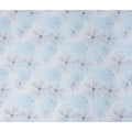Powder Blue Floral Cotton Voile Fabric 110cm