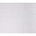 Bright White Leaf Cotton Voile Fabric 110cm