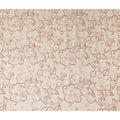 Cream Floral Outline Foil Viscose Fabric 110cm
