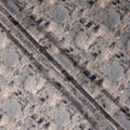 Stone Grey Synthetic Satin Fabric 110cm