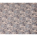 Stone Grey Synthetic Satin Fabric 110cm