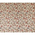 Champagne Beige Rose Floral Cotton Lawn Fabric 110cm