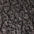 Black Floral Foil Viscose Fabric 110cm India