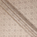Beige Diamond Geometric Foil Viscose 110cm