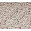 Ivory White Floral Cotton Lawn Fabric 110cm