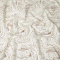 Cream Gold Marble Foil Viscose Fabric 110cm
