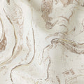 Cream Gold Marble Foil Viscose Fabric 110cm