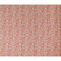 Rose Pink Geometric Tile Cotton Lawn Fabric 110cm