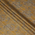 Antique Mustard Paisley Cotton Lawn Fabric 110cm