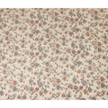 Off White Floral Cotton Lawn Fabric 110cm