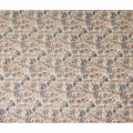 Oatmeal Beige Floral Cotton Lawn Fabric 110cm