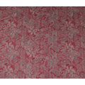 Burgundy Paisley Foil Viscose Fabric 110cm India