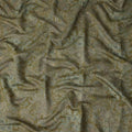 Olive Green Paisley Cotton Lawn Fabric 110cm