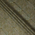 Olive Green Paisley Cotton Lawn Fabric 110cm
