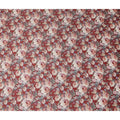 Terracotta Red Synthetic Satin Fabric 110cm