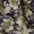 Eggplant Purple Synthetic Satin Fabric 110cm
