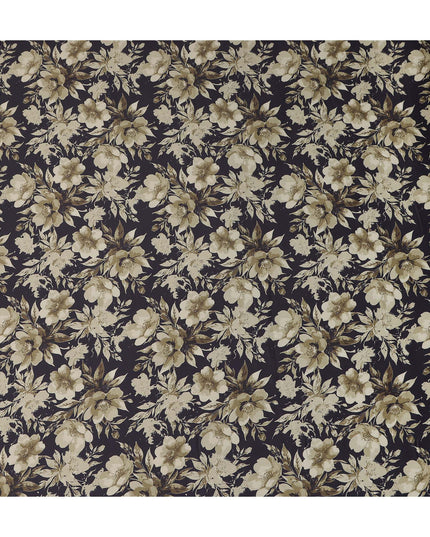 Eggplant Purple Synthetic Satin Fabric 110cm
