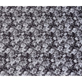 Charcoal Grey Synthetic Satin Fabric 110cm