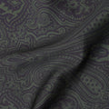 Moss Green Synthetic Satin Fabric 110cm