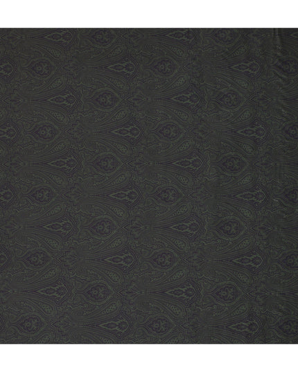 Moss Green Synthetic Satin Fabric 110cm