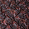 Deep Maroon Synthetic Satin Fabric 110cm