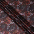 Deep Maroon Synthetic Satin Fabric 110cm