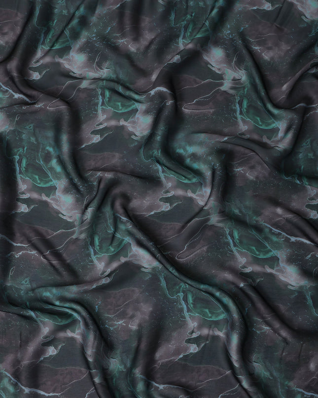 Emerald Green Synthetic Satin Fabric 110cm