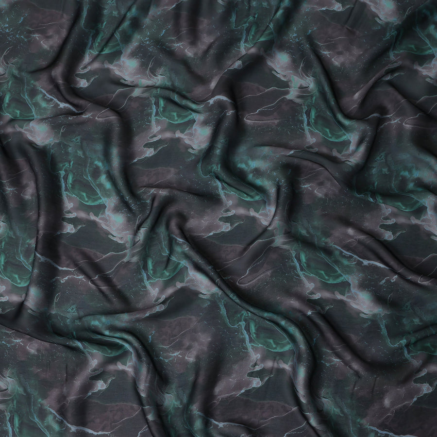 Emerald Green Synthetic Satin Fabric 110cm